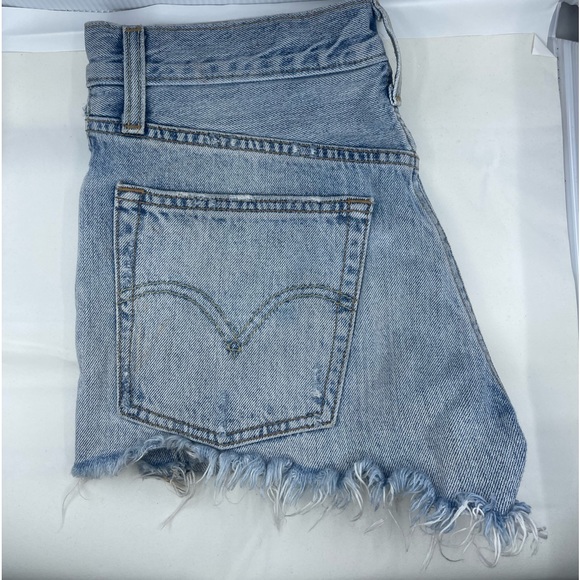 Levi’s size 25 upcycled denim shorts - Picture 9 of 11